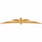 Ekena Millwork Davenport Rough Sawn Timber Gable Bracket, Western Red Cedar, 108"W x 22"H x 2"D x 6"F, 5/12 Pitch GBW108X22X0206DAV00RWR - alternate 5